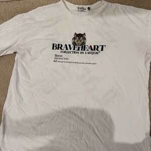 Brave Heart Collection White T-Shirt by